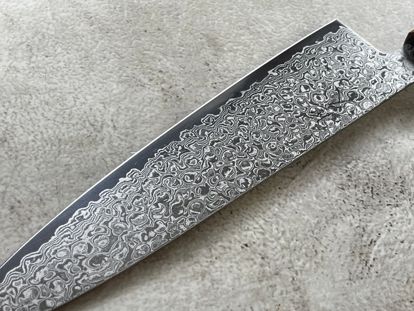 Tsunehisa ZA18 Damascus Gyuto 210mm Oak Handle Made in Japan 🇯🇵