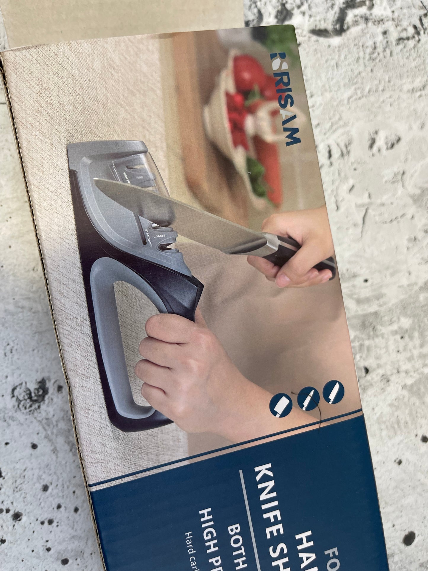 New Risan Four Stage Hand-Held Knife Sharpener