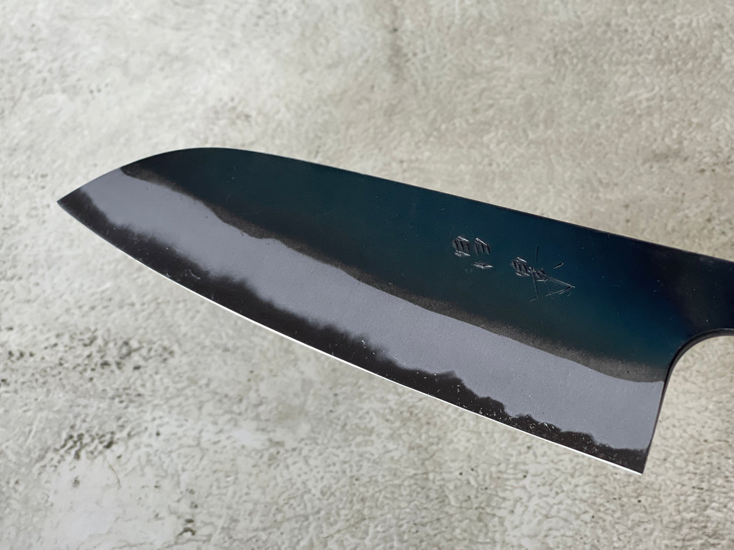 MASAKAGE MIZU Santoku 170mm oval Cherry Wood Handle