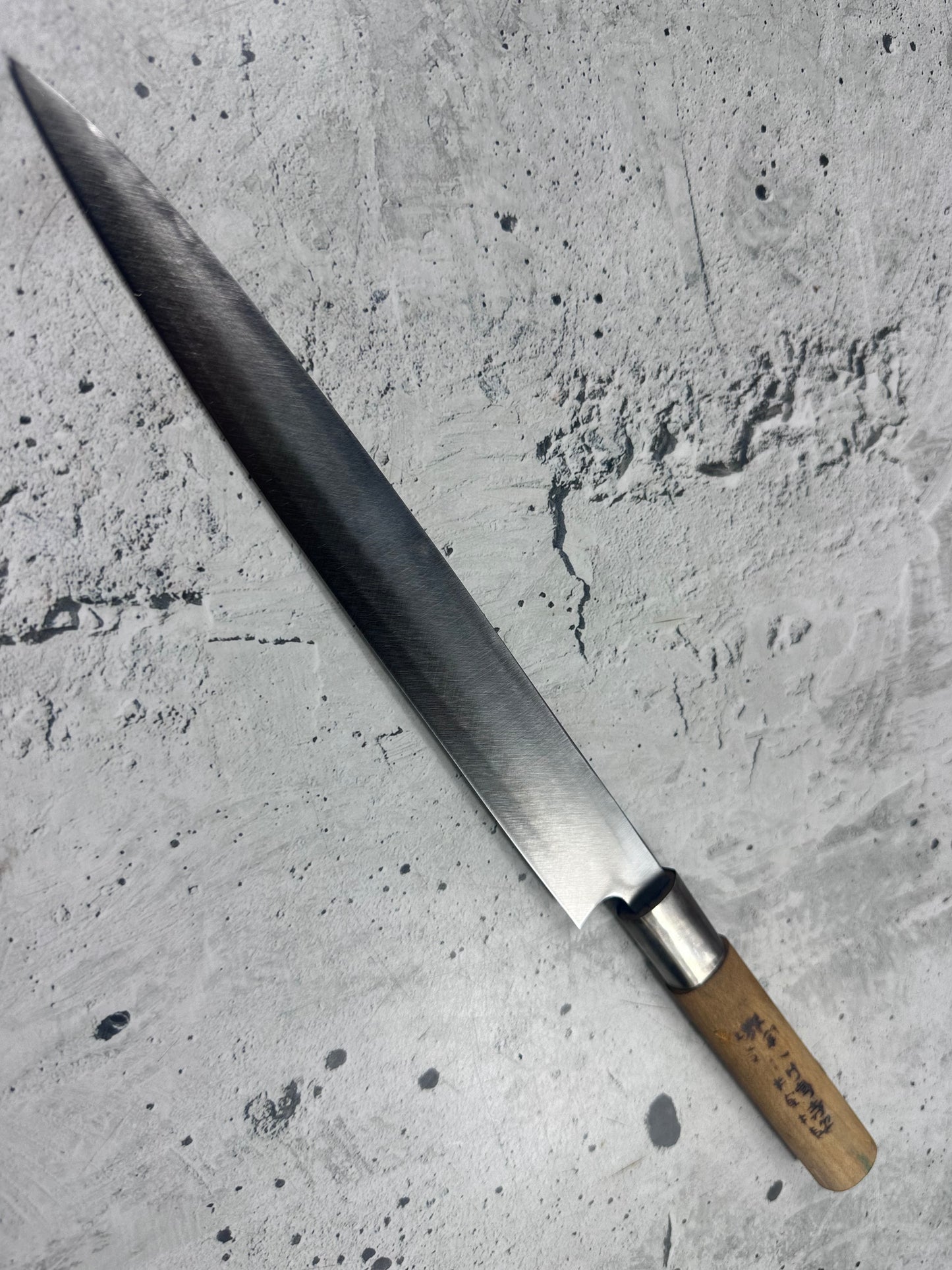 Vintage Seijiro Sakai Kokaji Takehiro Yanagiba Knife Set 2x Carbon Steel 2150