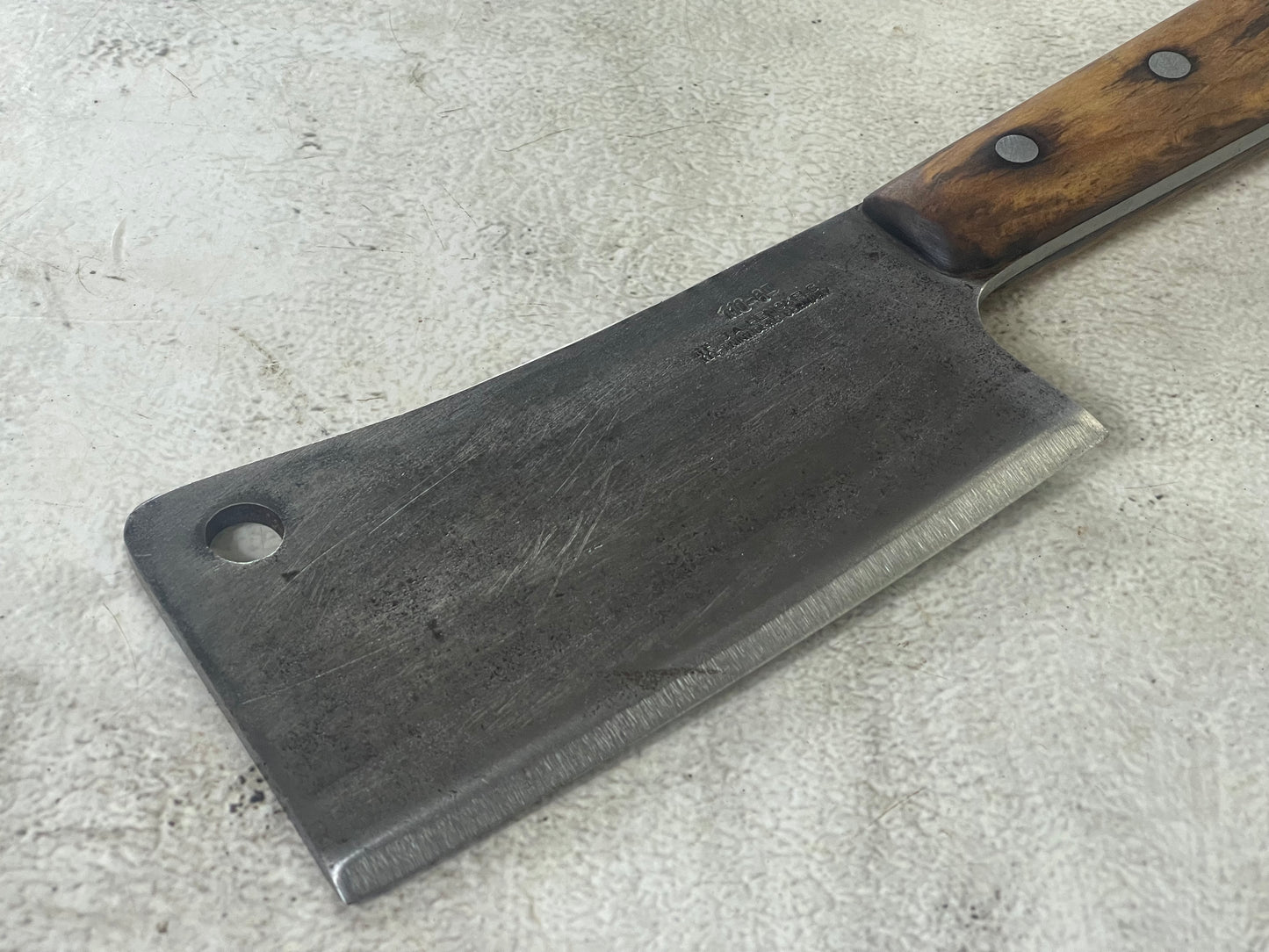 Vintage J. A. Henckles Twinworks Small Cleaver Knife 15cm Carbon Stell Made in German 🇩🇪 1898