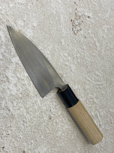 Vintage Japanese Ko Deba Knife 105mm Made in Japan 🇯🇵 Carbon Steel 1328