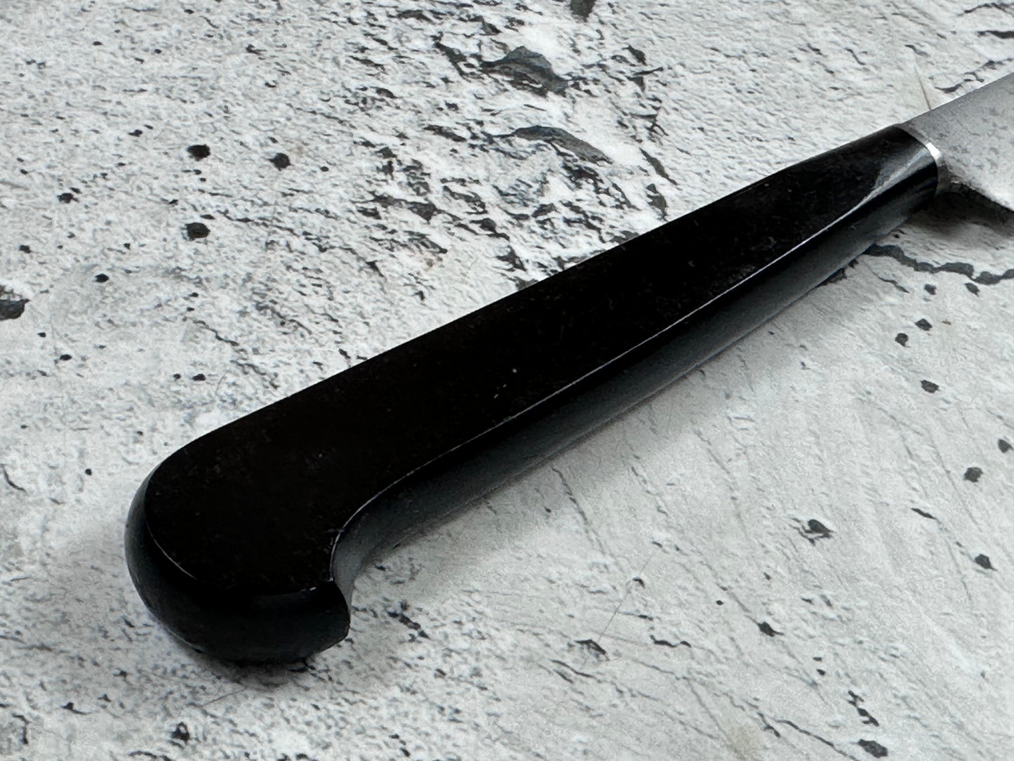 Vintage French Nogent Style Paring Knife 80mm Inox Steel POM Handle 2198