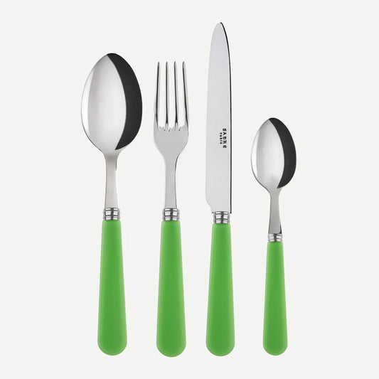 Sabre Paris, Duo. 7pc cutlery set - Garden Green