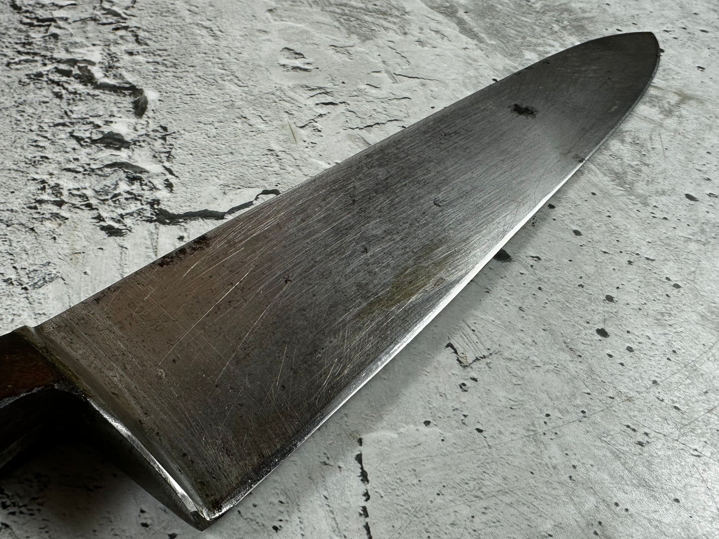 Vintage J. A. Henckles Twinworks Chef Knife 20mm Made in Germany 🇩🇪 Cabon steel 2003