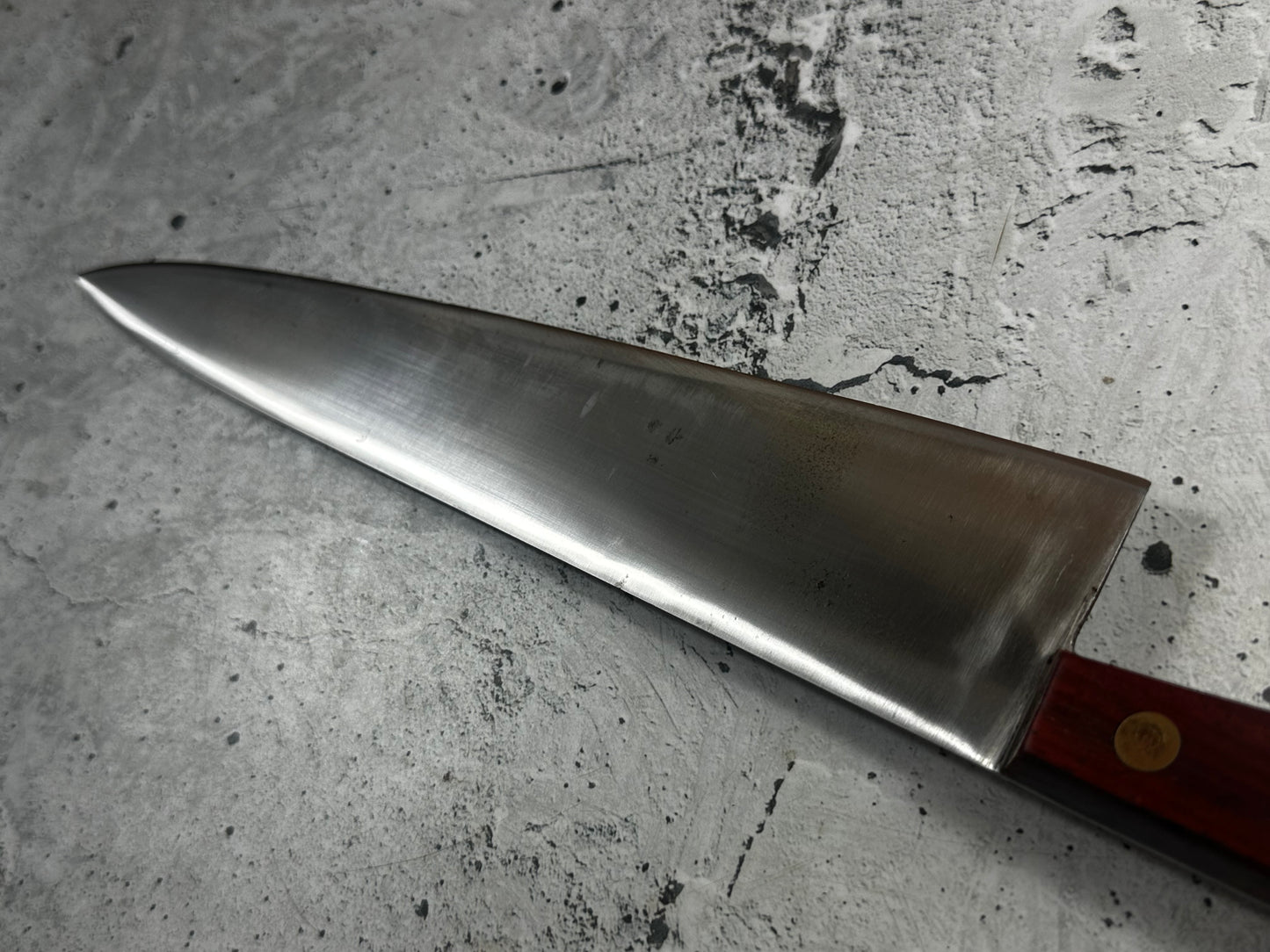Vintage French Chef Knife 280mm High Carbon Steel Made in France 2034