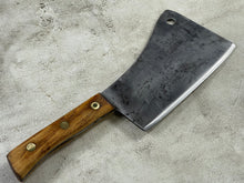 Load image into Gallery viewer, Vintage L.&amp; I. J. White Butcher Cleaver Knife 230mm Carbon Steel Blade Made in USA 1922