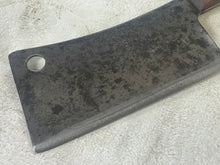 Load image into Gallery viewer, Vintage Butchers Foster Bros Cleaver Knife 180mm Made in USA 🇺🇸 Carbon Steel 1895