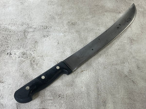 Vintage Gustav Emil Ern Butcher Machete Knife 315mm Made in Germany 🇩🇪 Cabon steel 1889