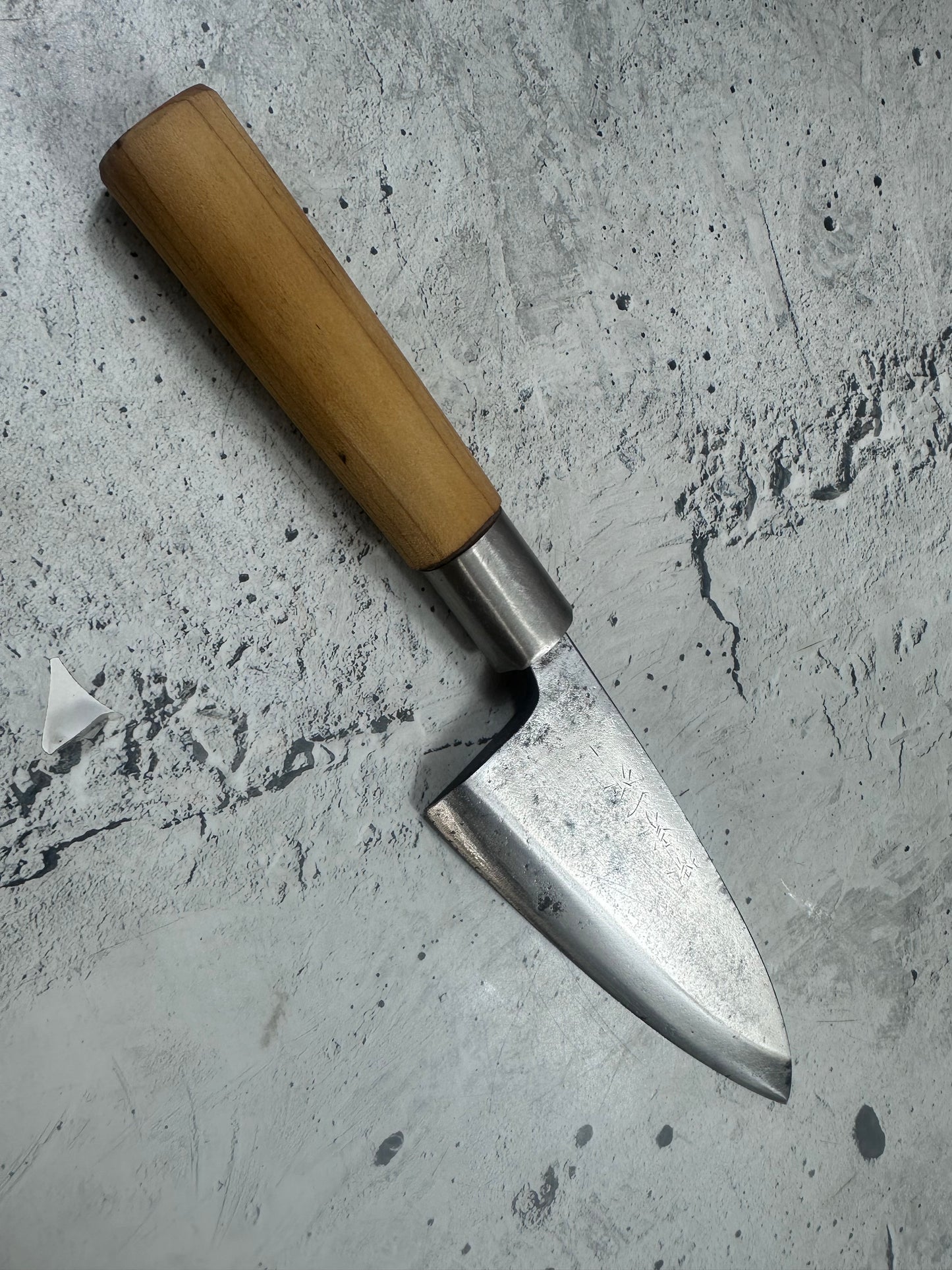 Vintage Japanese Funayuki Knife 155mm Made in Japan  Carbon Steel 2116