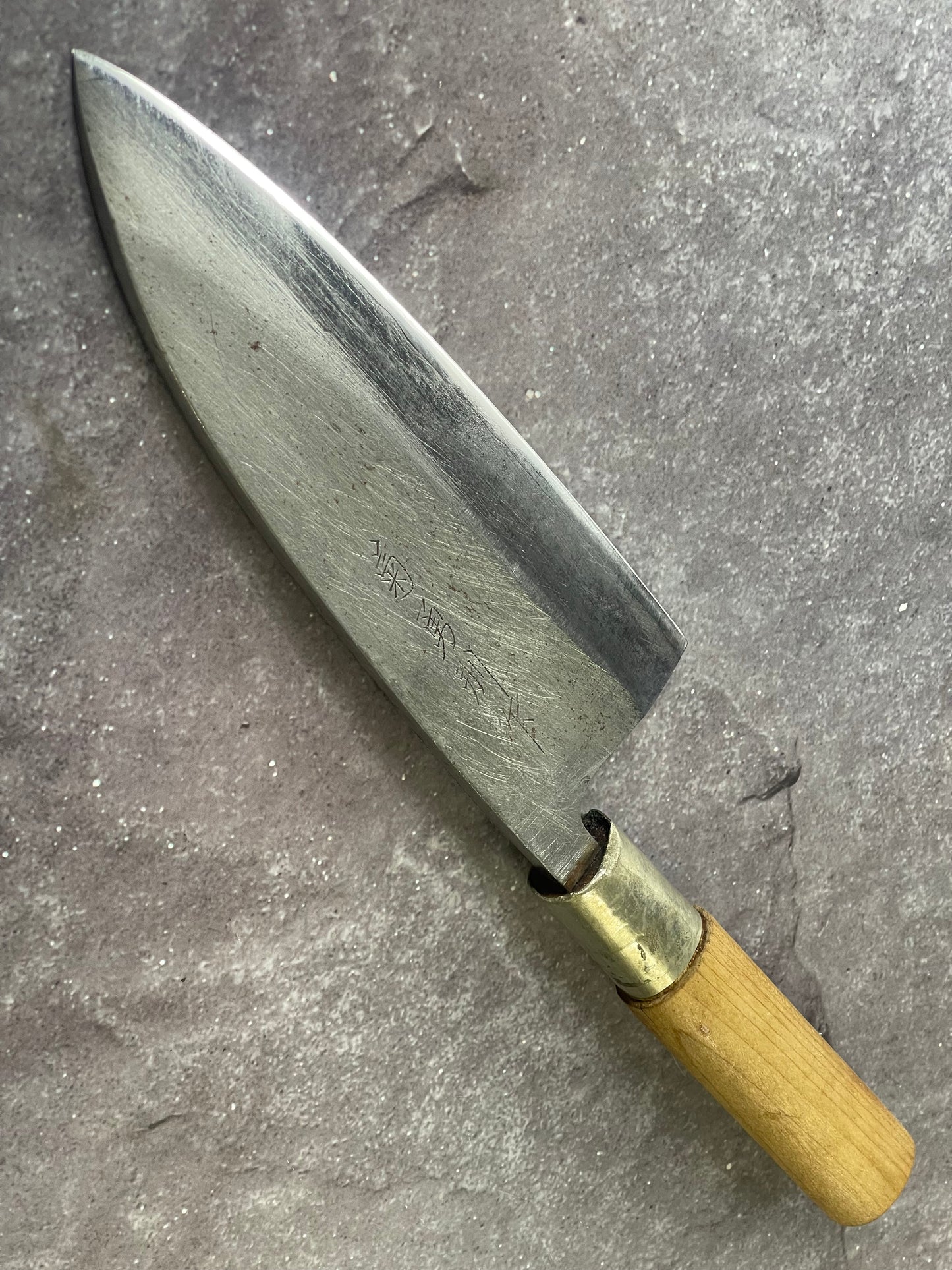 Vintage Japanese Deba Knife 170mm Made in Japan 🇯🇵 Carbon Steel 1751