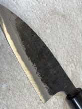 Load image into Gallery viewer, Tsunehisa Shirogami Kurochi Finish Ko-Bocho Deba Knife 105mm - Made in Japan 🇯🇵