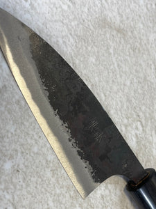 Tsunehisa Shirogami Kurochi Finish Ko-Bocho Deba Knife 105mm - Made in Japan 🇯🇵