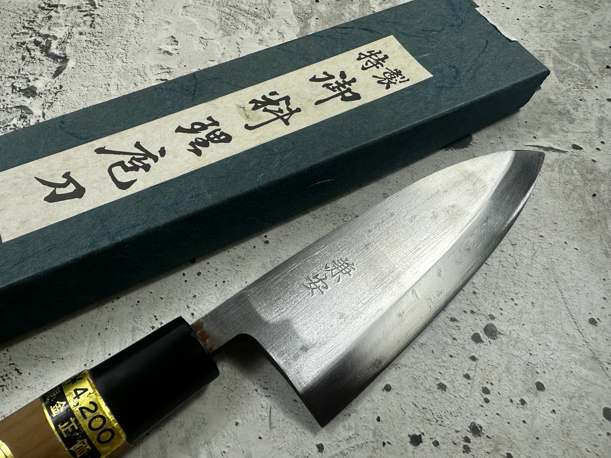 Vintage Kaneyasu Three-Piece Japanese Knife Set 2341