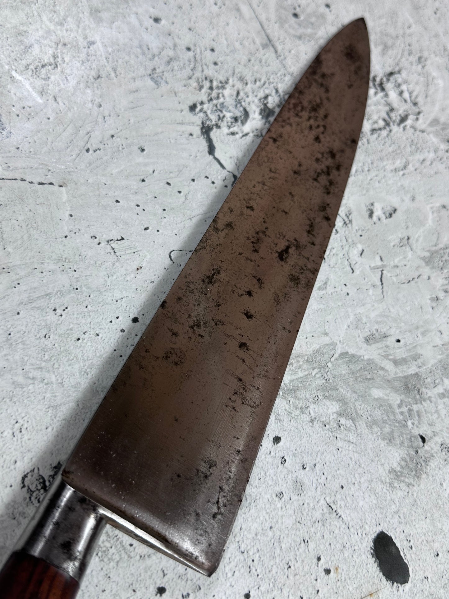 Vintage Sabatier Chef Knife 300mm High Carbon Steel Made in France 2030