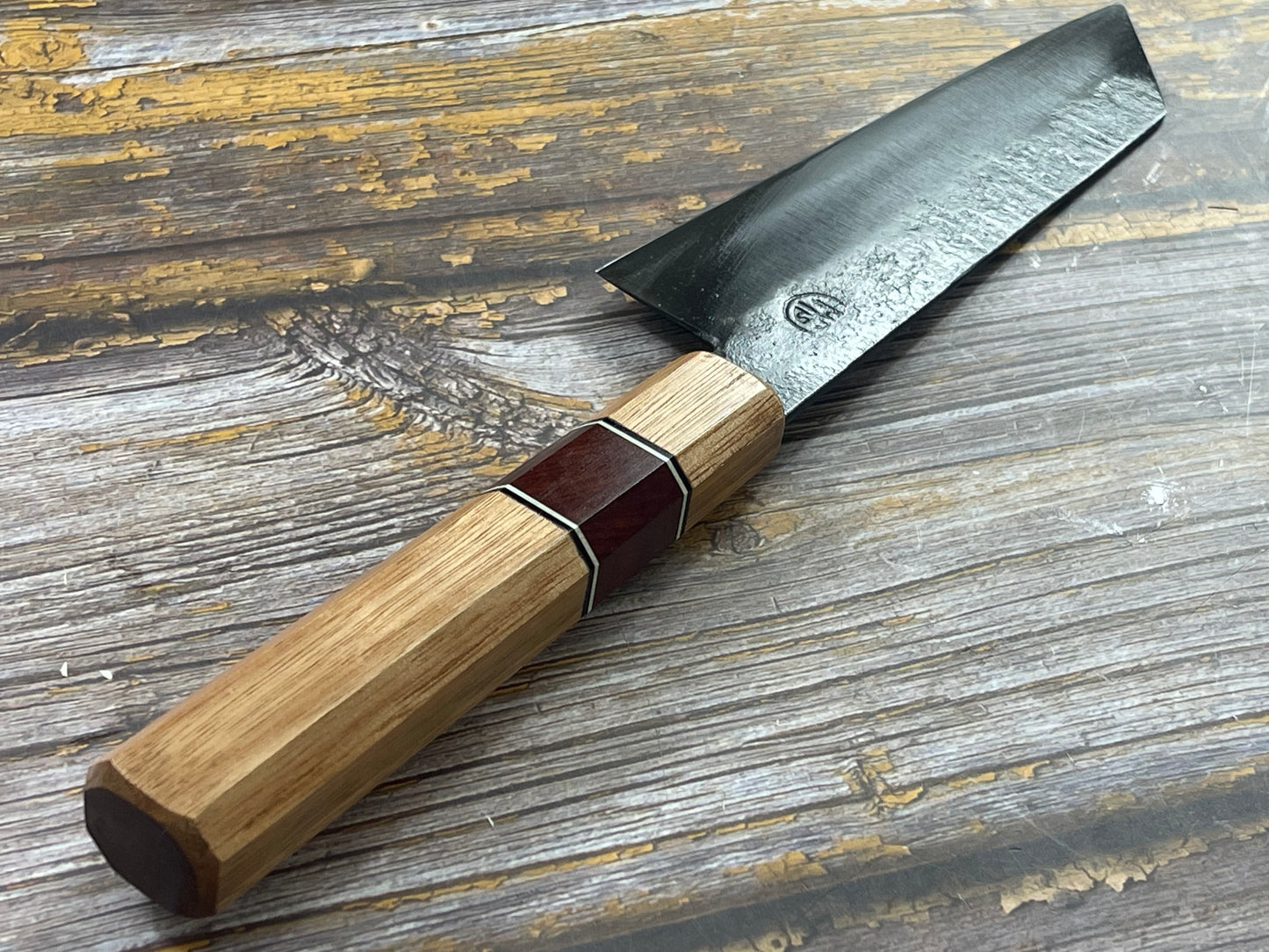 HG Blade Bunka Knife 170mm Kurouchi Finish 1084 High Carbon Steel