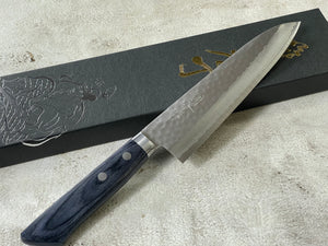 Masutani Kokuryu Gyuto 180mm Blue Pakkawood Handle