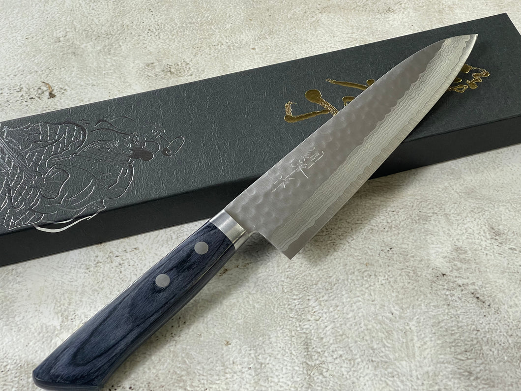 Masutani Kokuryu Gyuto 180mm Blue Pakkawood Handle