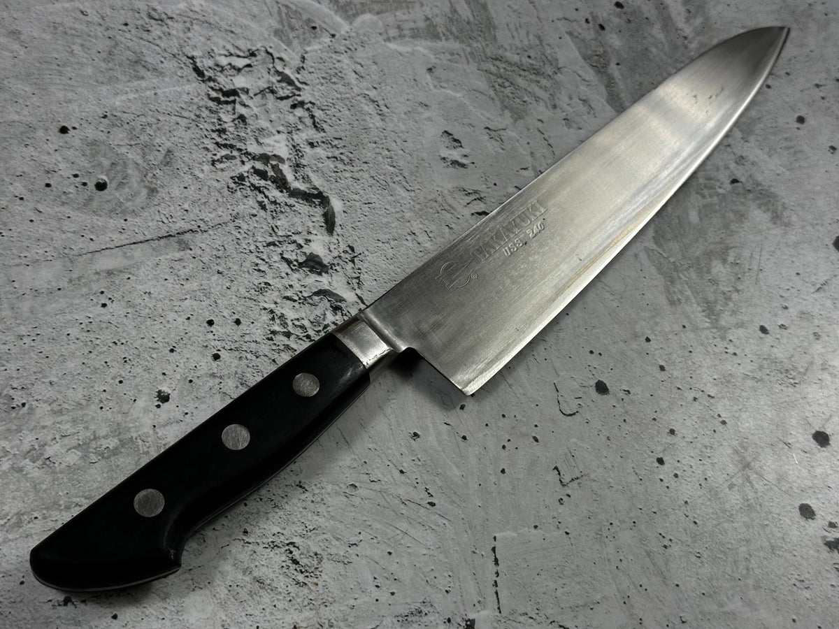 Vintage Sakai Takayuki TUS AUS-8 Gyuto Knife 240mm 2308