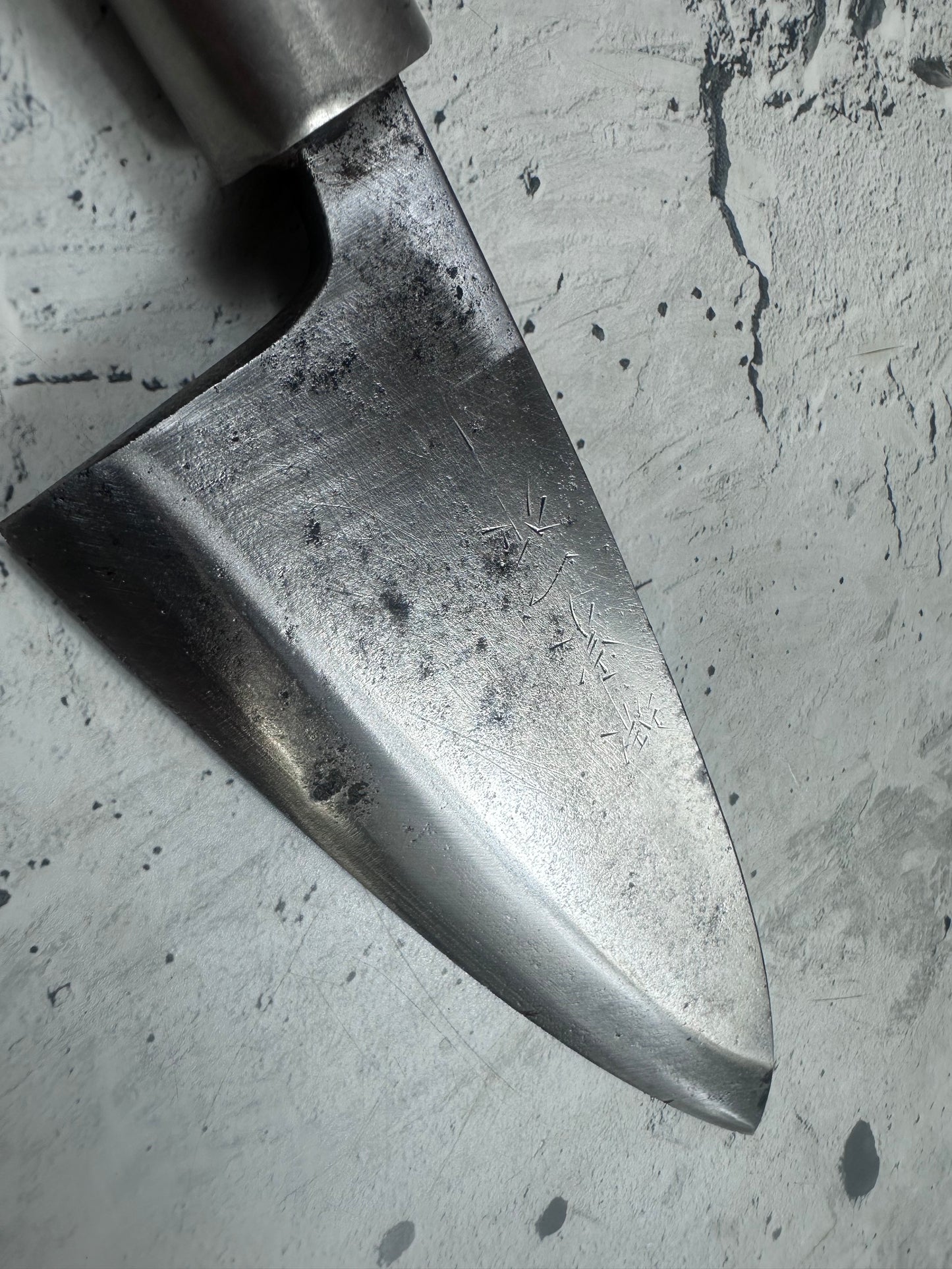 Vintage Japanese Funayuki Knife 155mm Made in Japan  Carbon Steel 2116
