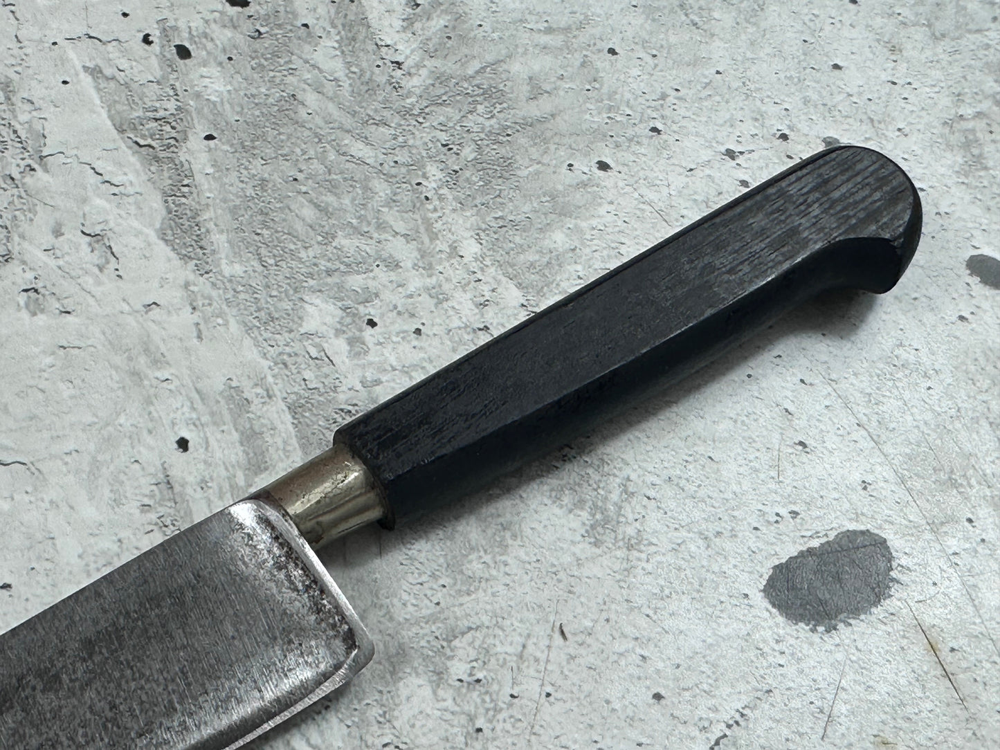 Vintage French Flexible fillet Knife 200mm Carbon Steel Wood Handle 2212
