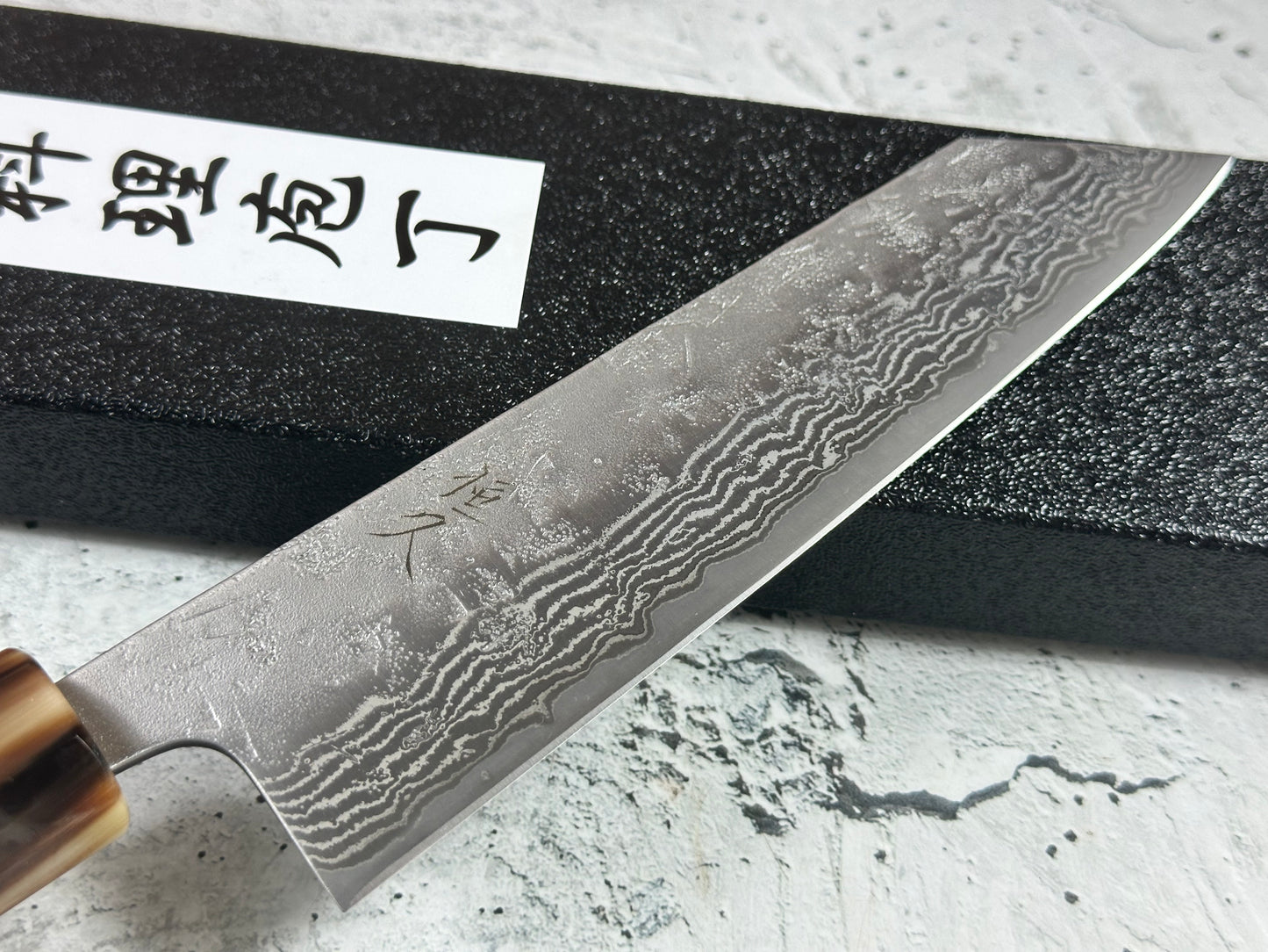 Tsunehisa SW Washiji Bunka Knife 170mm - Made in Japan 🇯🇵 Buffalo Horn Magnolia Handle
