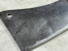Load image into Gallery viewer, Vintage L.&amp; I. J. White Butcher Cleaver Knife 230mm Carbon Steel Blade Made in USA 1922