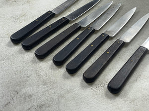 Vintage Sabatier Paring Knife Set 7x Made in France 🇫🇷 1917