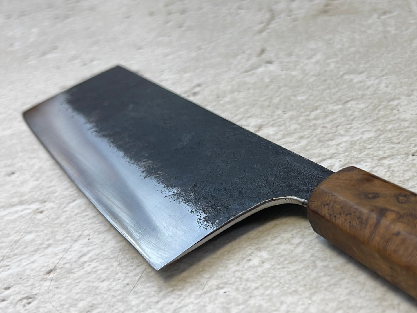 Nakiri 150mm Kurouchi Jatiwood Timber Handle