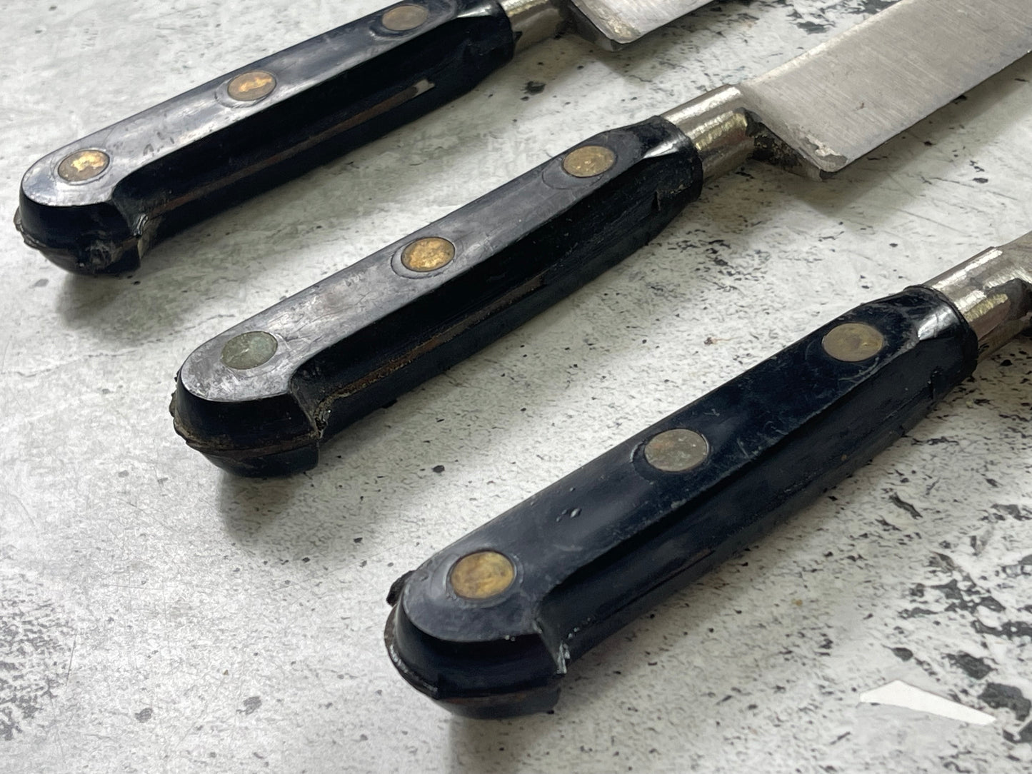 Knife Set Project unfinished French Sabatier Knife Set 3x Made In France 🇫🇷 1541