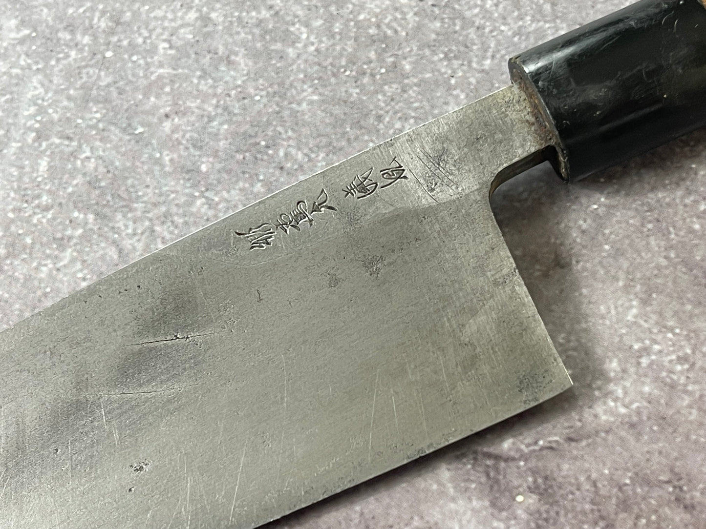 Vintage Japanese Deba Knife 150mm Made in Japan 🇯🇵 Carbon Steel 1755