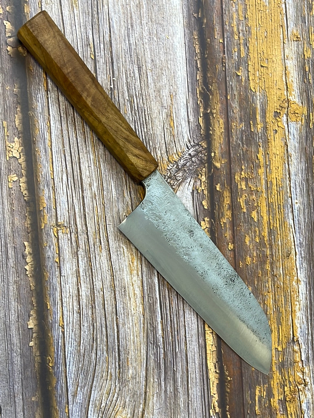 Santoku 180mm Nashiji Jatiwood Timber Handle