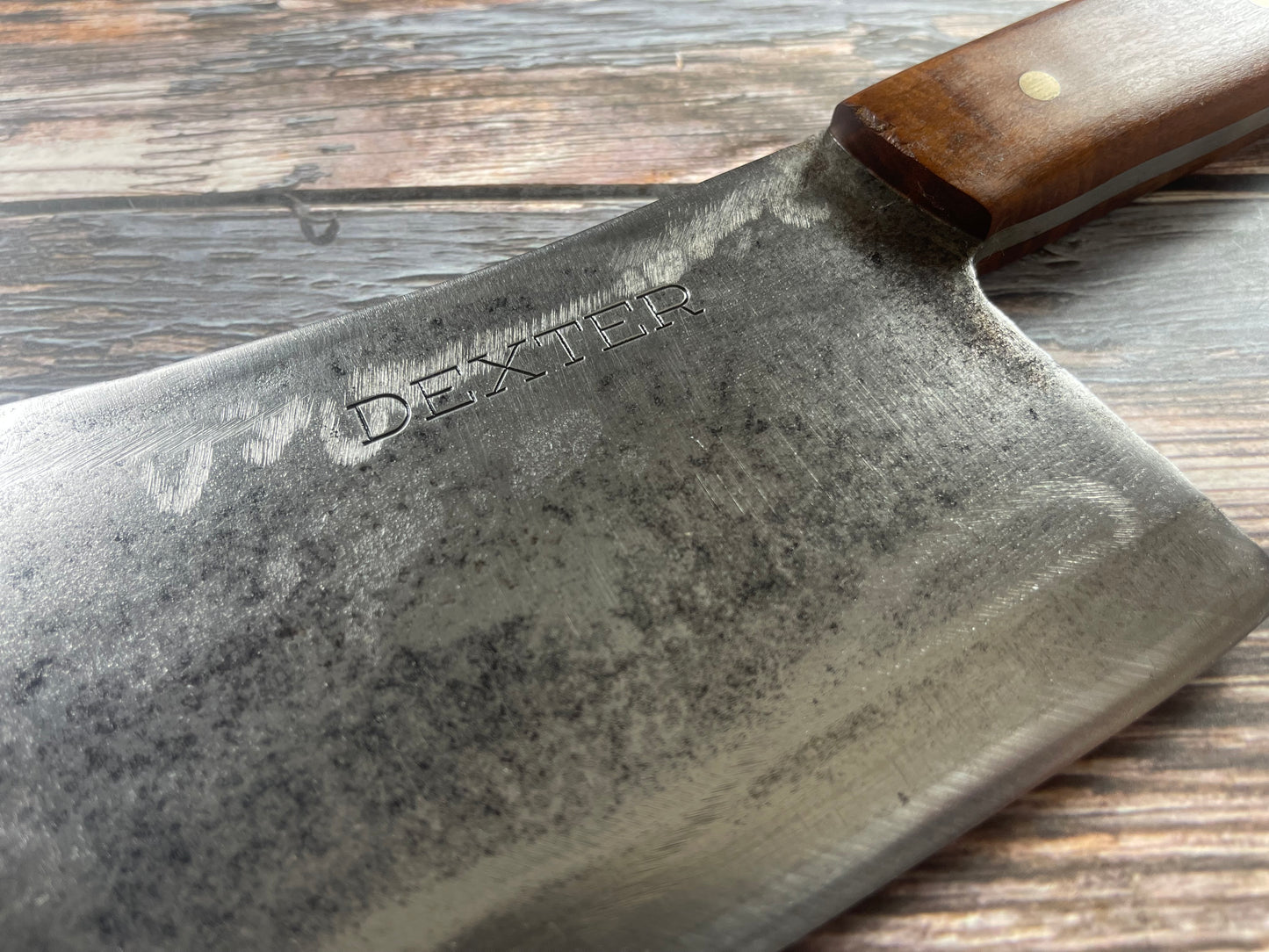 Premium Vintage Dexter Butcher Cleaver Knife 200mm Carbon Steel 🇺🇸