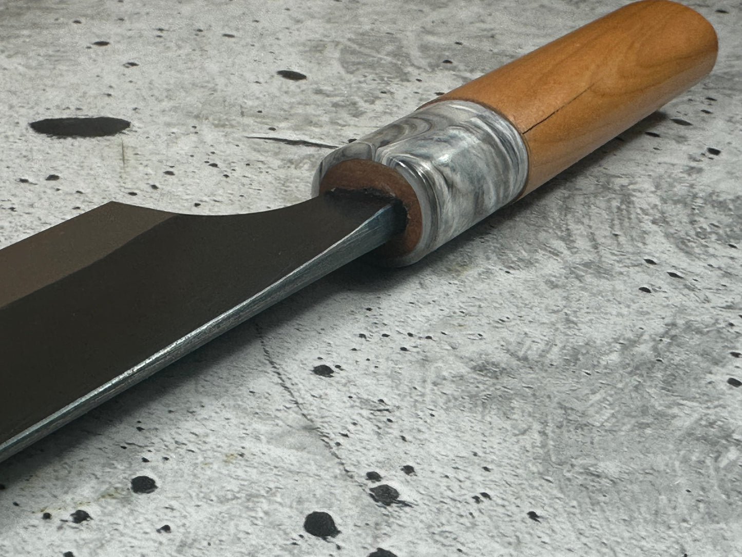 MASAKAGE MIZU Bunka  170mm oval Cherry Wood Handle