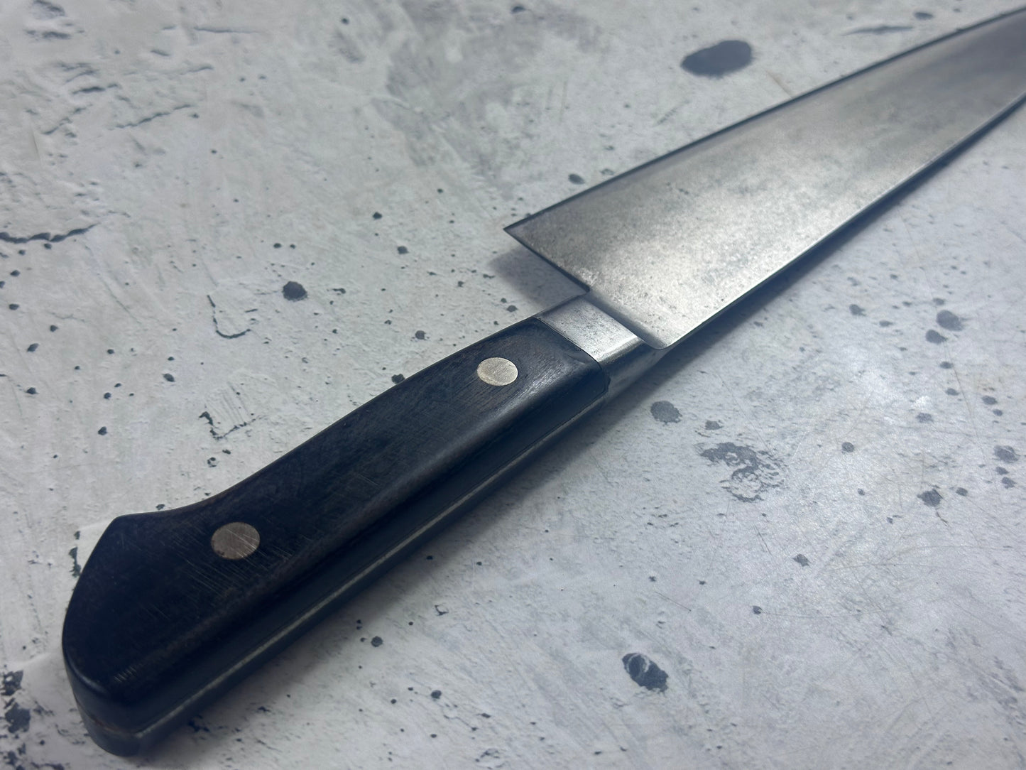 Vintage Kanehiro Santoku Knife 170mm Carbon Steel 2141