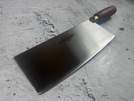 Vintage Lamson Chinese Cleaver Knife 200mm High Carbon Steel Made in USA 2120