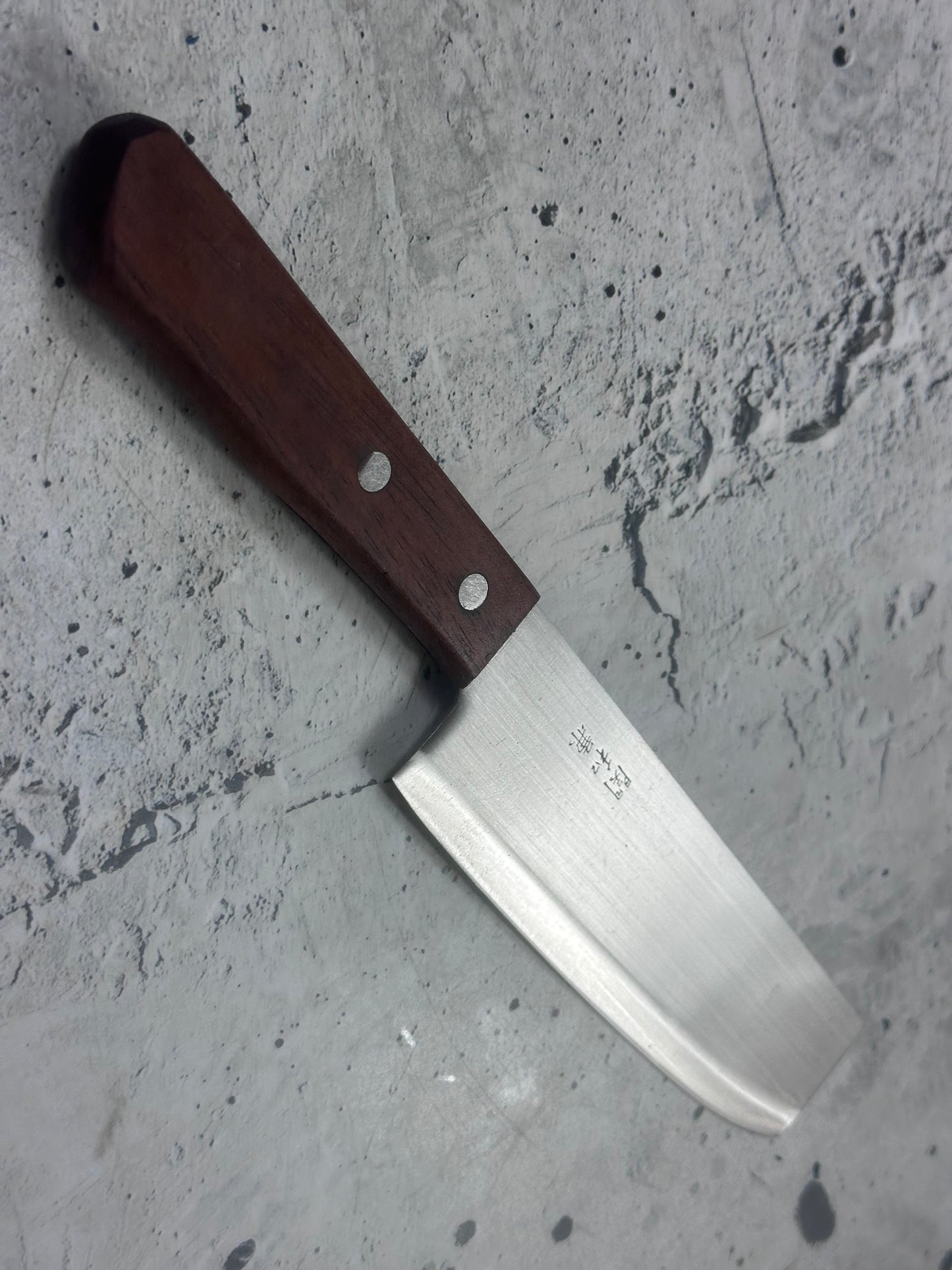 Vintage Seki Kanemasa Nakiri Knife 160mm Carbon Steel 2038