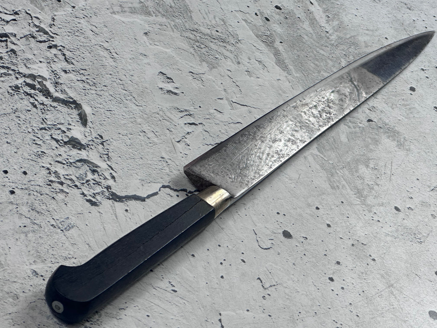 Vintage Sabatier Nogent Flexible Slicing Knife 230mm Carbon Steel 2186