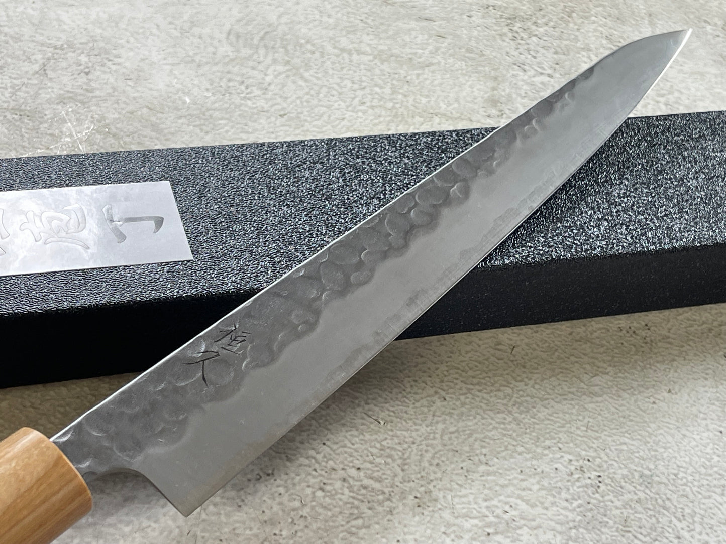 Tsunehisa Shiro White Steel & Stainless Clad Sujihiki Knife 240mm Made in Japan 🇯🇵