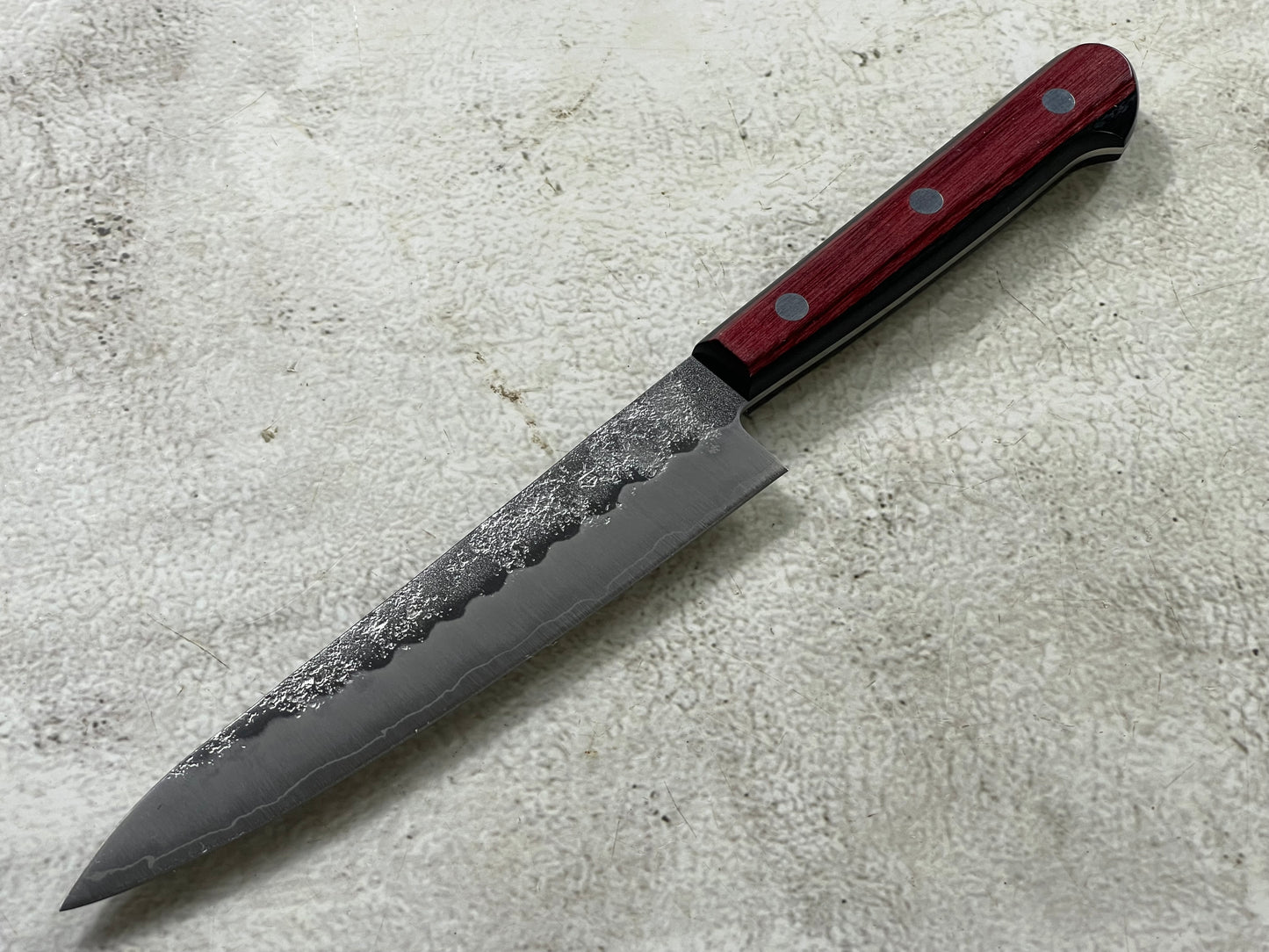 Tsunehisa G3 Nashiji Red Petty 135mm - Made in Japan 🇯🇵