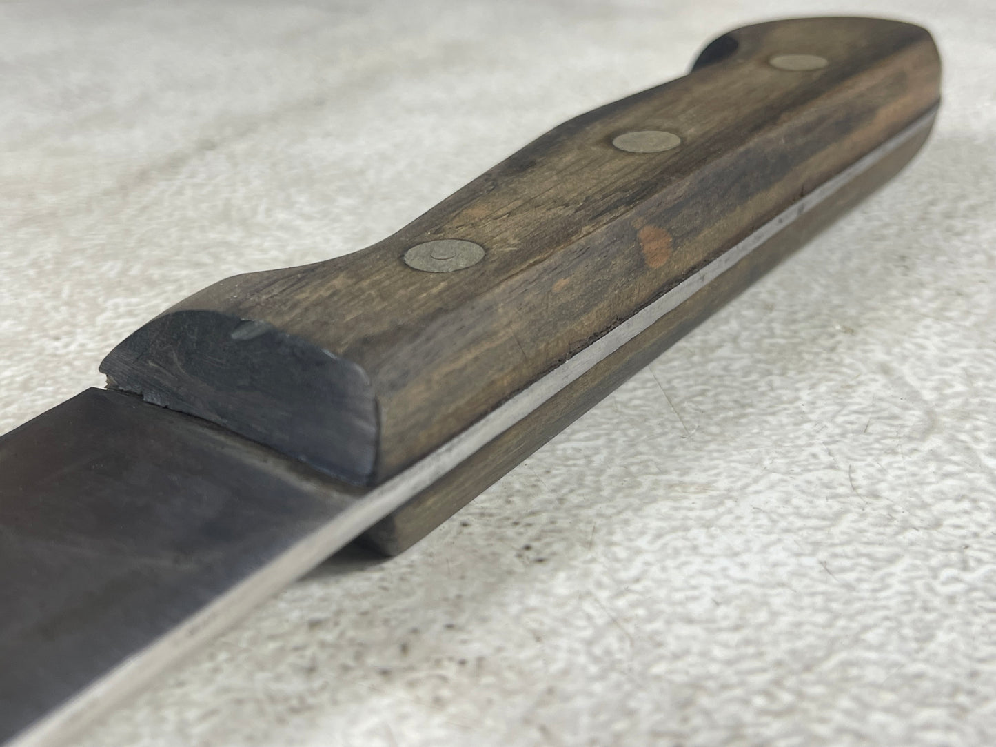 Vintage Gustav Emil Ern Butcher Machete Knife 315mm Made in Germany 🇩🇪 Cabon steel 1981
