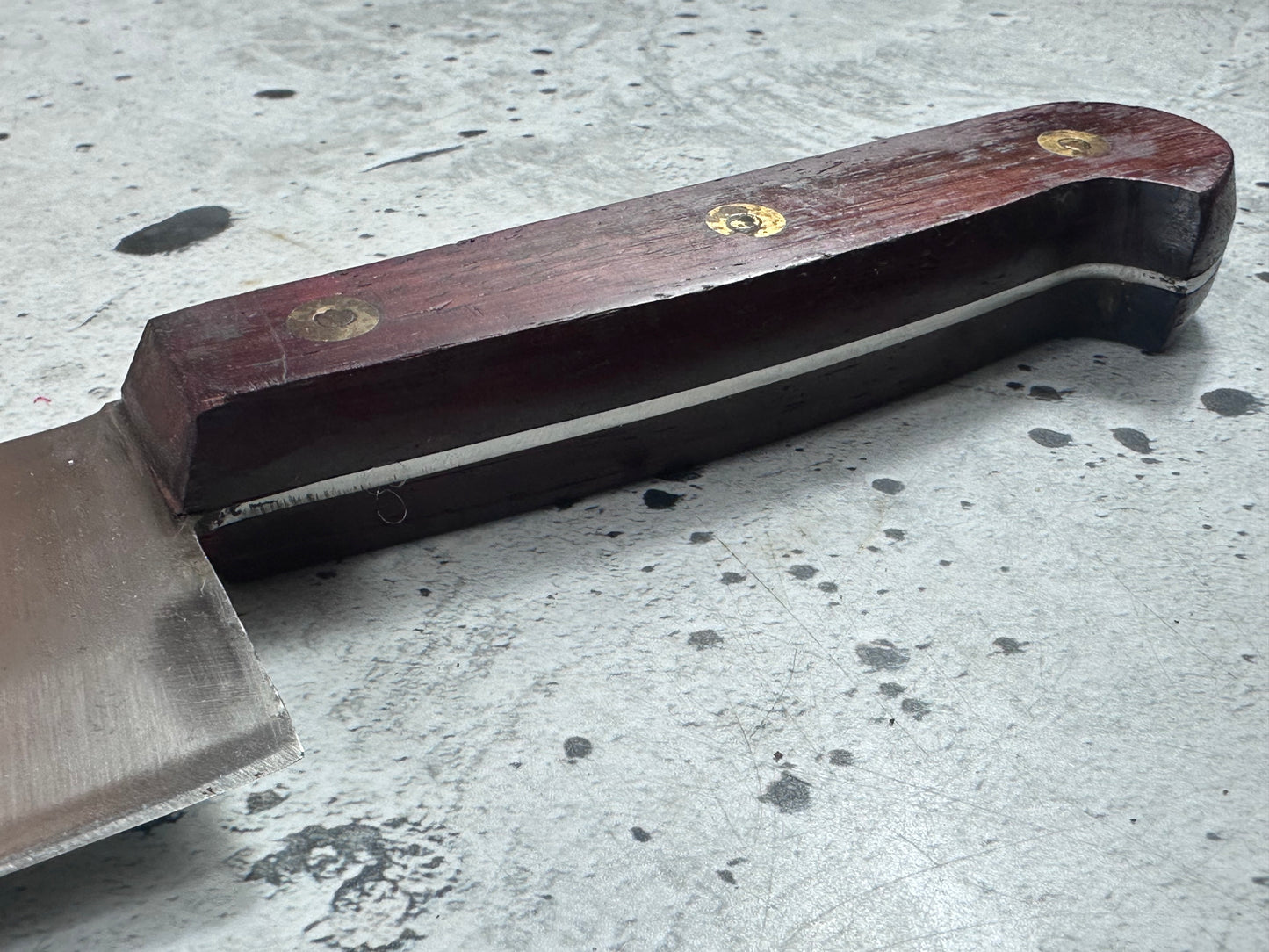 Vintage French Chef Knife 300mm High Carbon Steel Made in France 2031