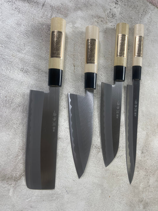 Second Hand (new with no box) Japanese Knife Set 4x  1903