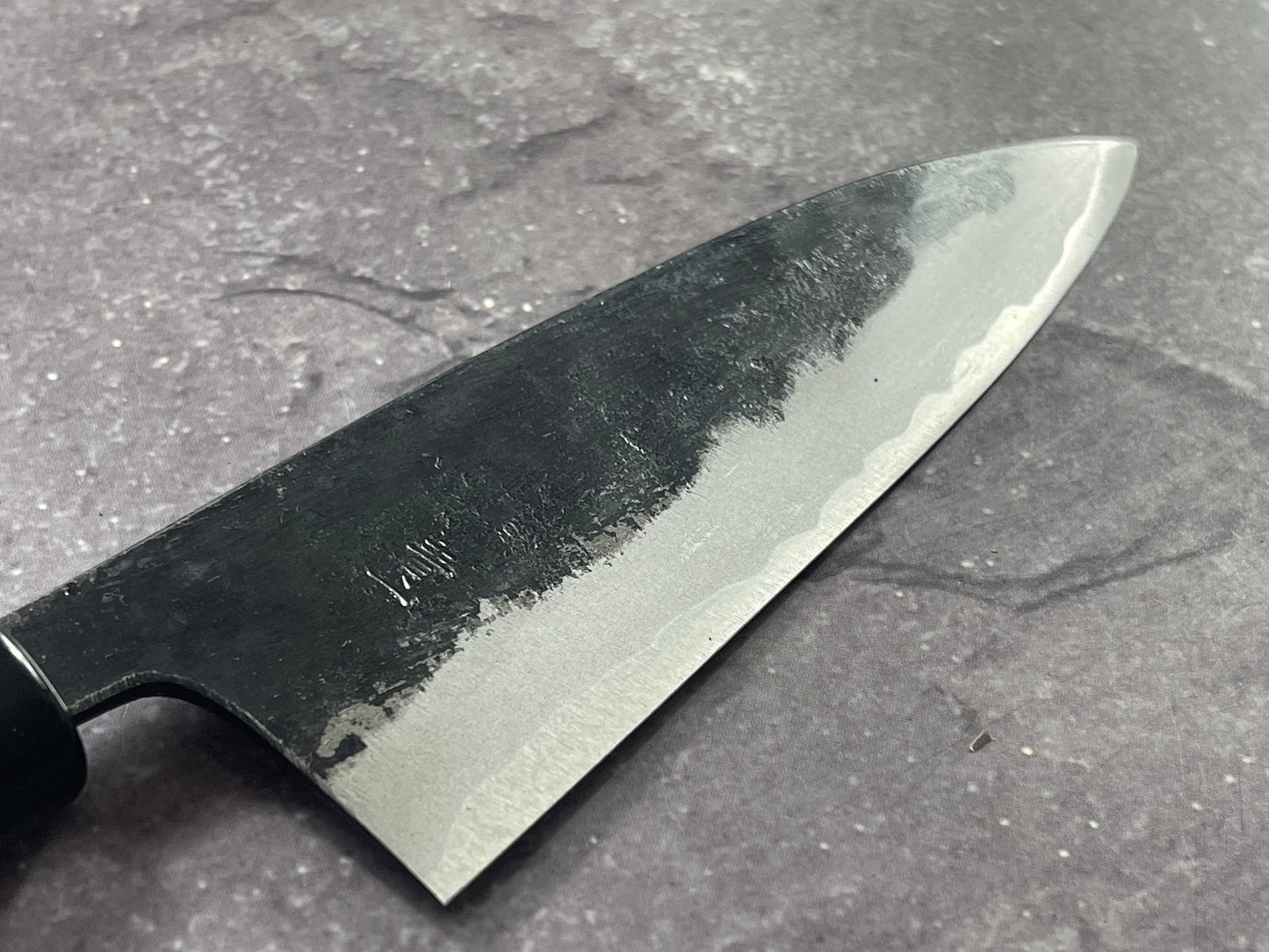 Murata Aogami Kurochi Finish Ko-Bocho Deba Knife 120mm - Made in Japan 🇯🇵