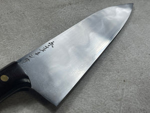 Keskin Migaki Full Tang Gyuto 210mm m Rosewwod & Learher sheath