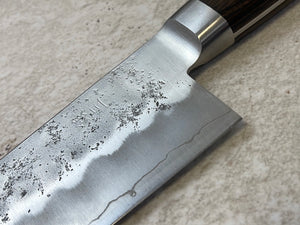 Tsunehisa G3 Nashiji Brown Santoku 180mm - Made in Japan 🇯🇵 With Bolster