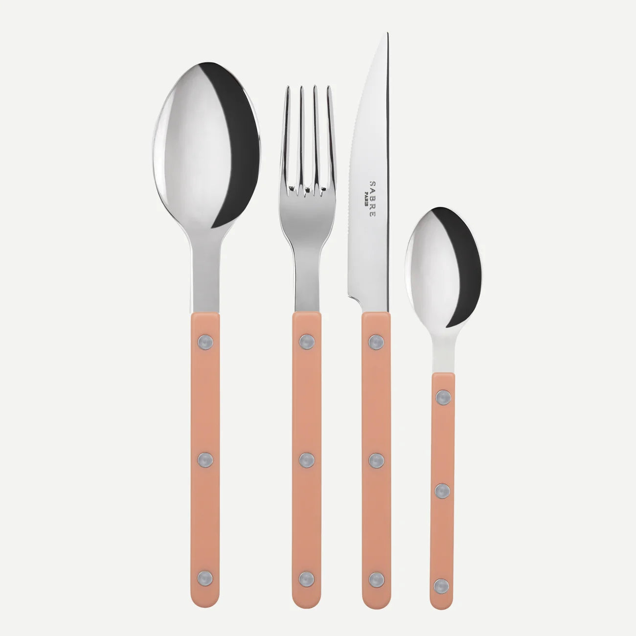 Sabre Paris, Bistro. 16pc cutlery set - Nude Pink