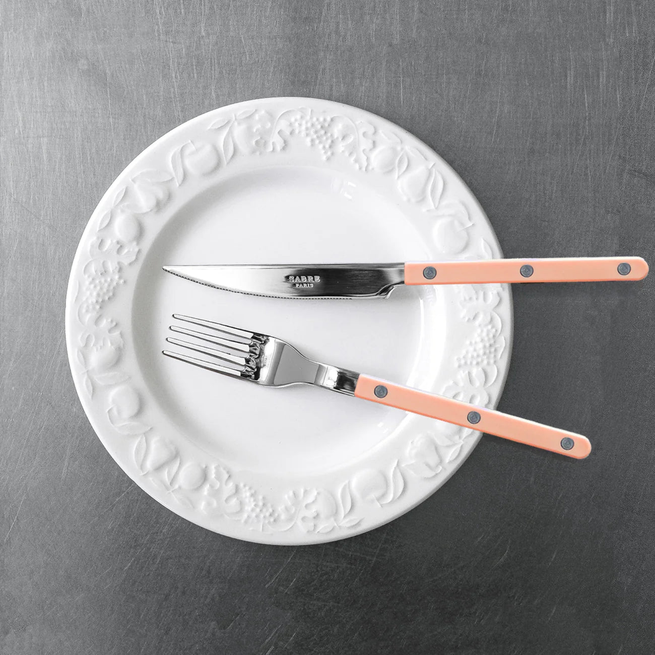 Sabre Paris, Bistro. 16pc cutlery set - Nude Pink