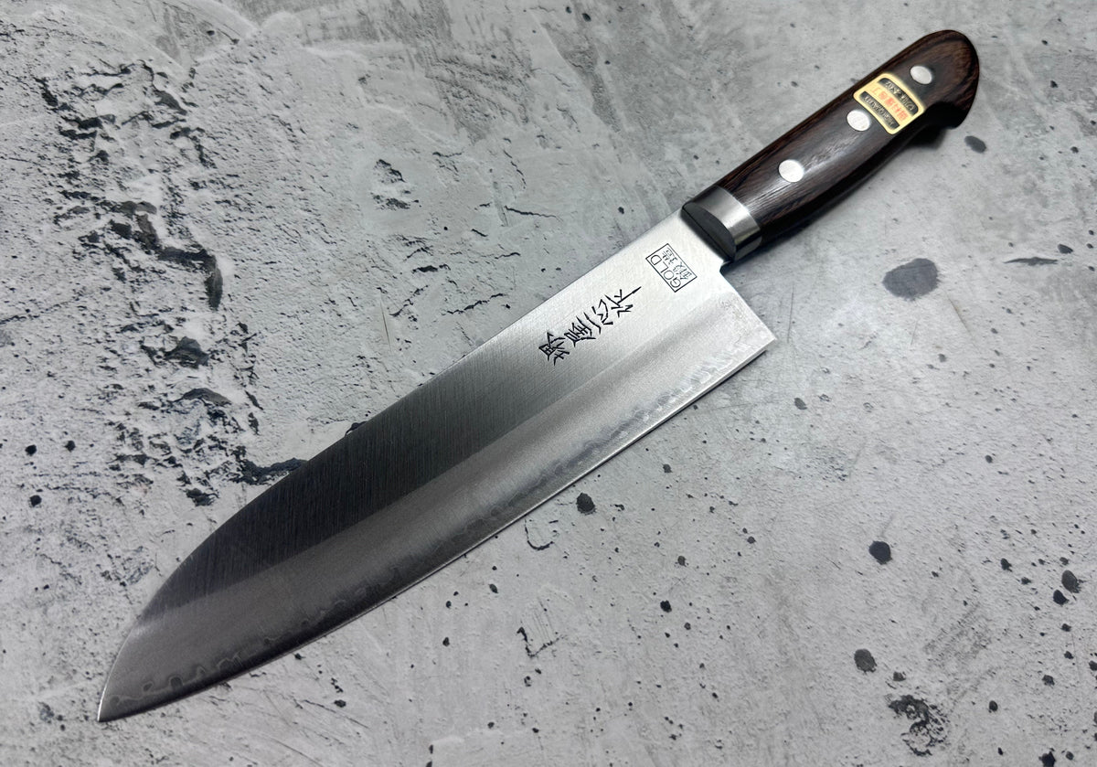 Vintage Sakai Sajiya Isshin Gyuto Knife 180mm Stainless Steel 2162