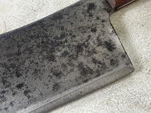 Load image into Gallery viewer, Vintage Butchers Foster Bros Cleaver Knife 180mm Made in USA 🇺🇸 Carbon Steel 1895